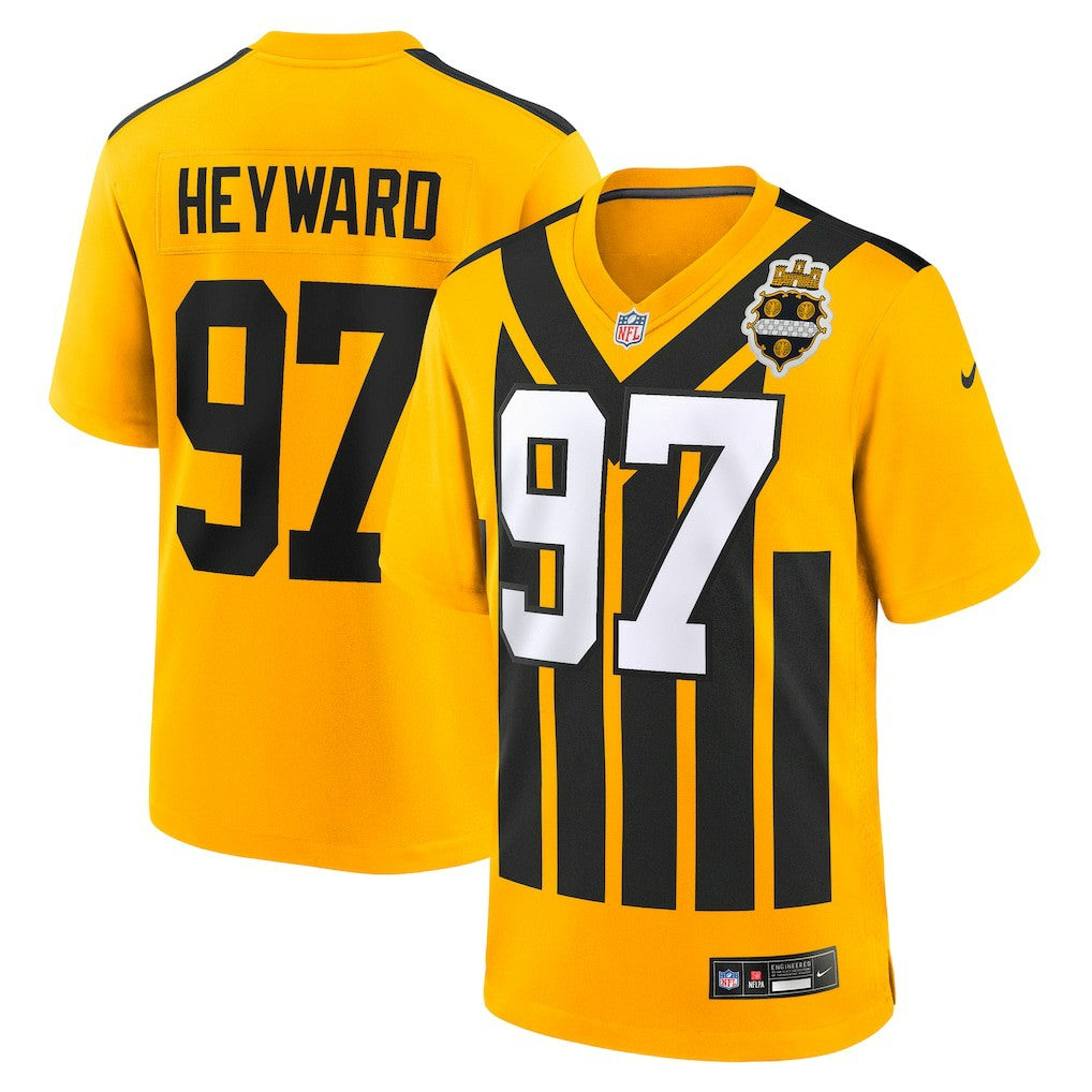 Cameron Heyward Pittsburgh Steelers Alternate 1933 Throwback Game Jersey - Gold Jerseys