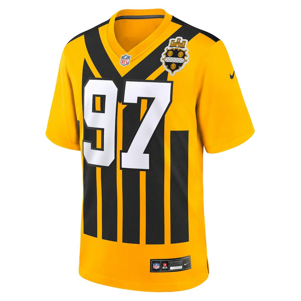 Cameron Heyward Pittsburgh Steelers Alternate 1933 Throwback Game Jersey - Gold Jerseys