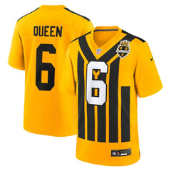 Patrick Queen Pittsburgh Steelers Alternate 1933 Throwback Game Jersey - Gold Jerseys