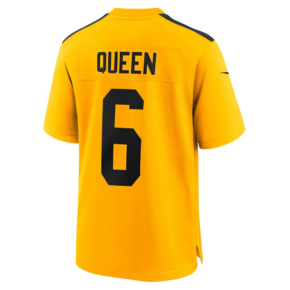 Patrick Queen Pittsburgh Steelers Alternate 1933 Throwback Game Jersey - Gold Jerseys
