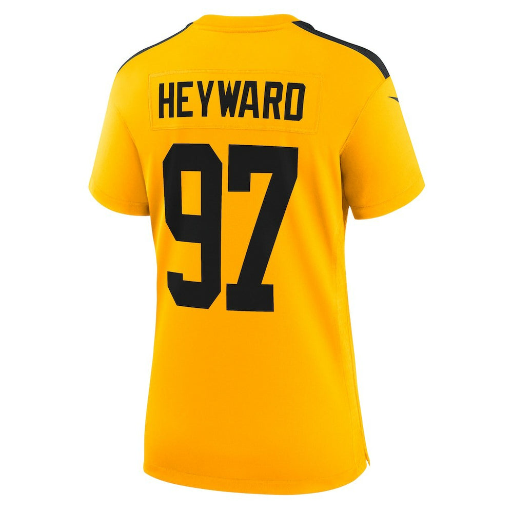 Cameron Heyward Pittsburgh Steelers Women's Alternate 1933 Throwback Game Jersey - Gold Jerseys