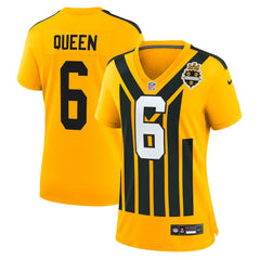 Patrick Queen Pittsburgh Steelers Women's Alternate 1933 Throwback Game Jersey - Gold Jerseys