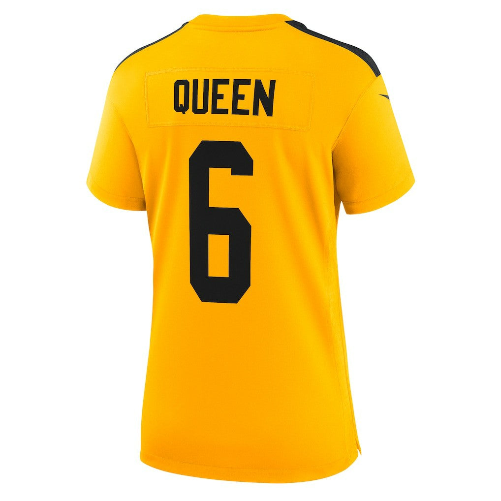Patrick Queen Pittsburgh Steelers Women's Alternate 1933 Throwback Game Jersey - Gold Jerseys