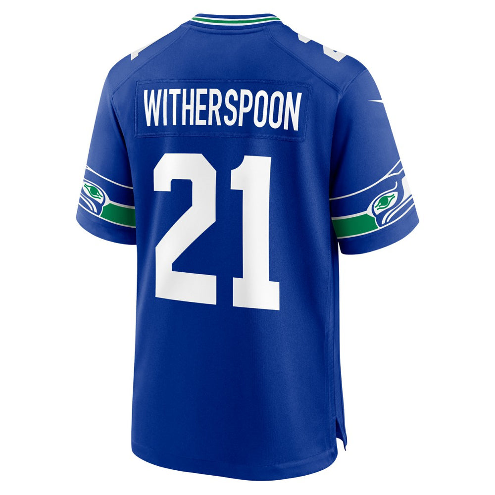 Devon Witherspoon Seattle Seahawks Alternate 50th Season Game Jersey - Royal Jerseys
