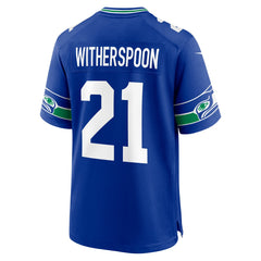 Devon Witherspoon Seattle Seahawks Alternate 50th Season Game Jersey - Royal Jerseys