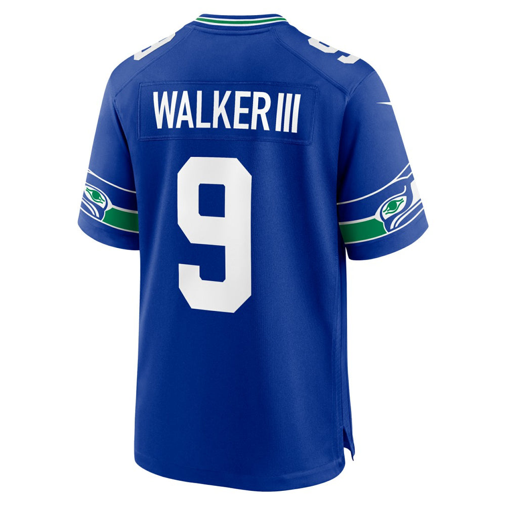 Kenneth Walker III Seattle Seahawks Alternate 50th Season Game Jersey - Royal Jerseys