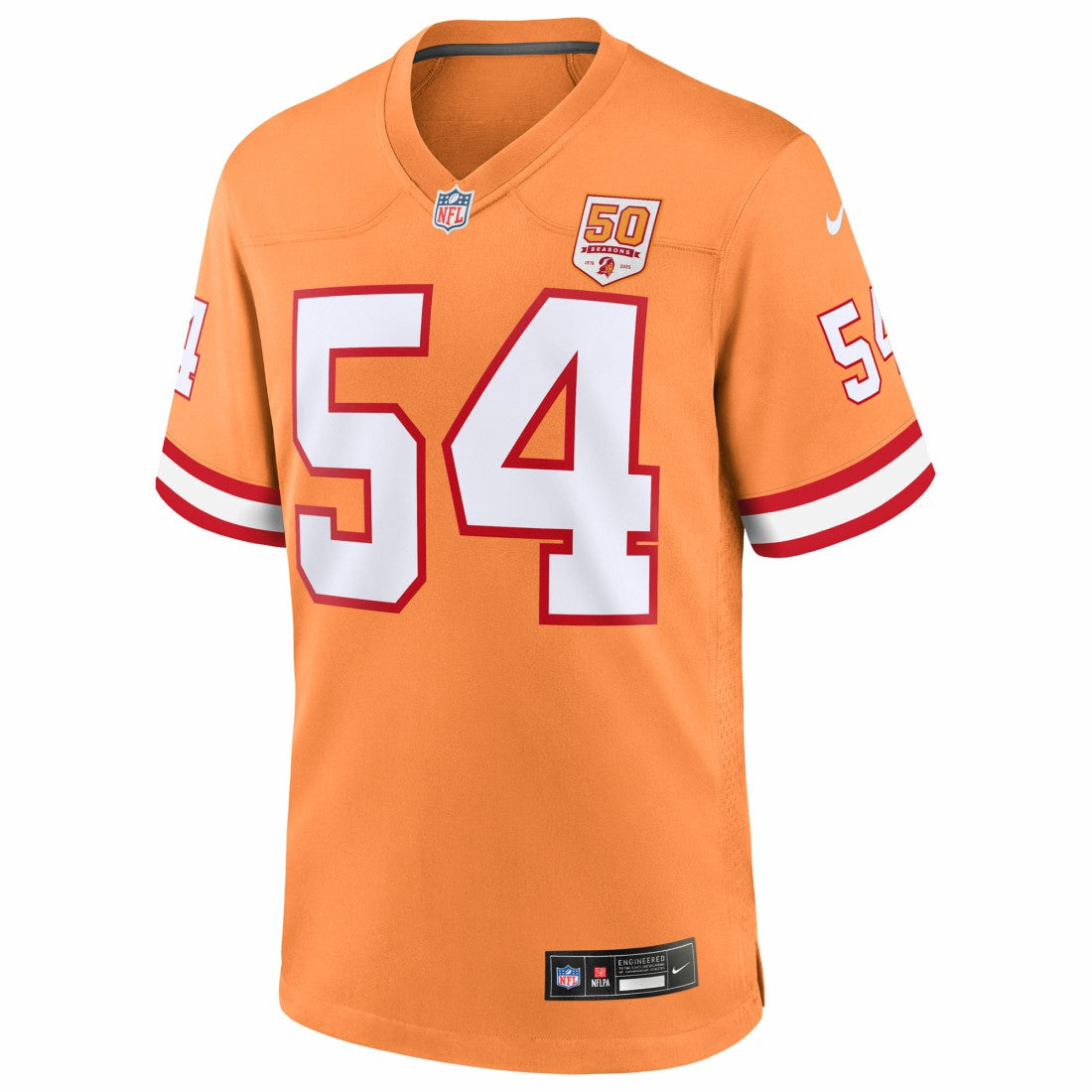 Lavonte David Tampa Bay Buccaneers 50th Season Game Jersey - Creamsicle Jerseys