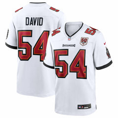 Lavonte David Tampa Bay Buccaneers 50th Season White Game Jersey - White Jerseys