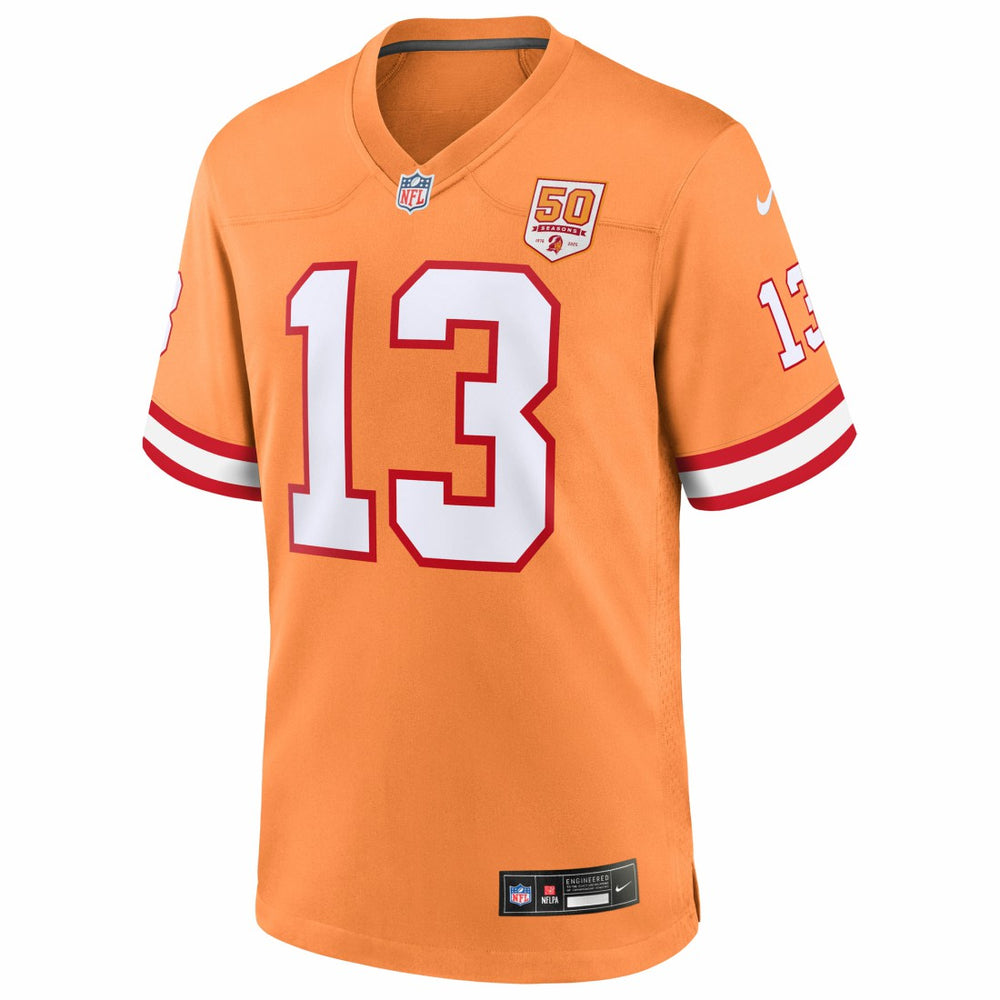 Mike Evans Tampa Bay Buccaneers 50th Season Game Jersey - Creamsicle Jerseys