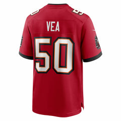 Vita Vea Tampa Bay Buccaneers 50th Season Team Game Jersey - Red Jerseys