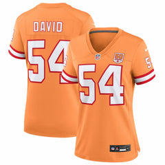 Lavonte David Tampa Bay Buccaneers Women's 50th Season Game Jersey - Creamsicle Jerseys