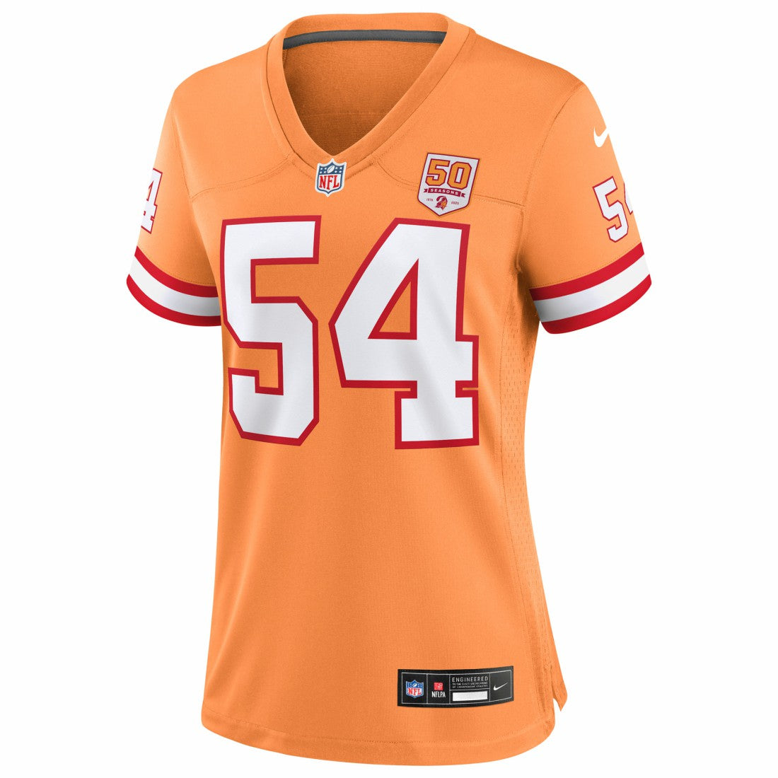 Lavonte David Tampa Bay Buccaneers Women's 50th Season Game Jersey - Creamsicle Jerseys