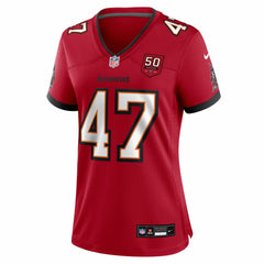 John Lynch Tampa Bay Buccaneers Women's 50th Anniversary Team Game Jersey - Red Jerseys