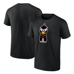 Arizona Cardinals Luchador Bird T-Shirt - Black T-shirts