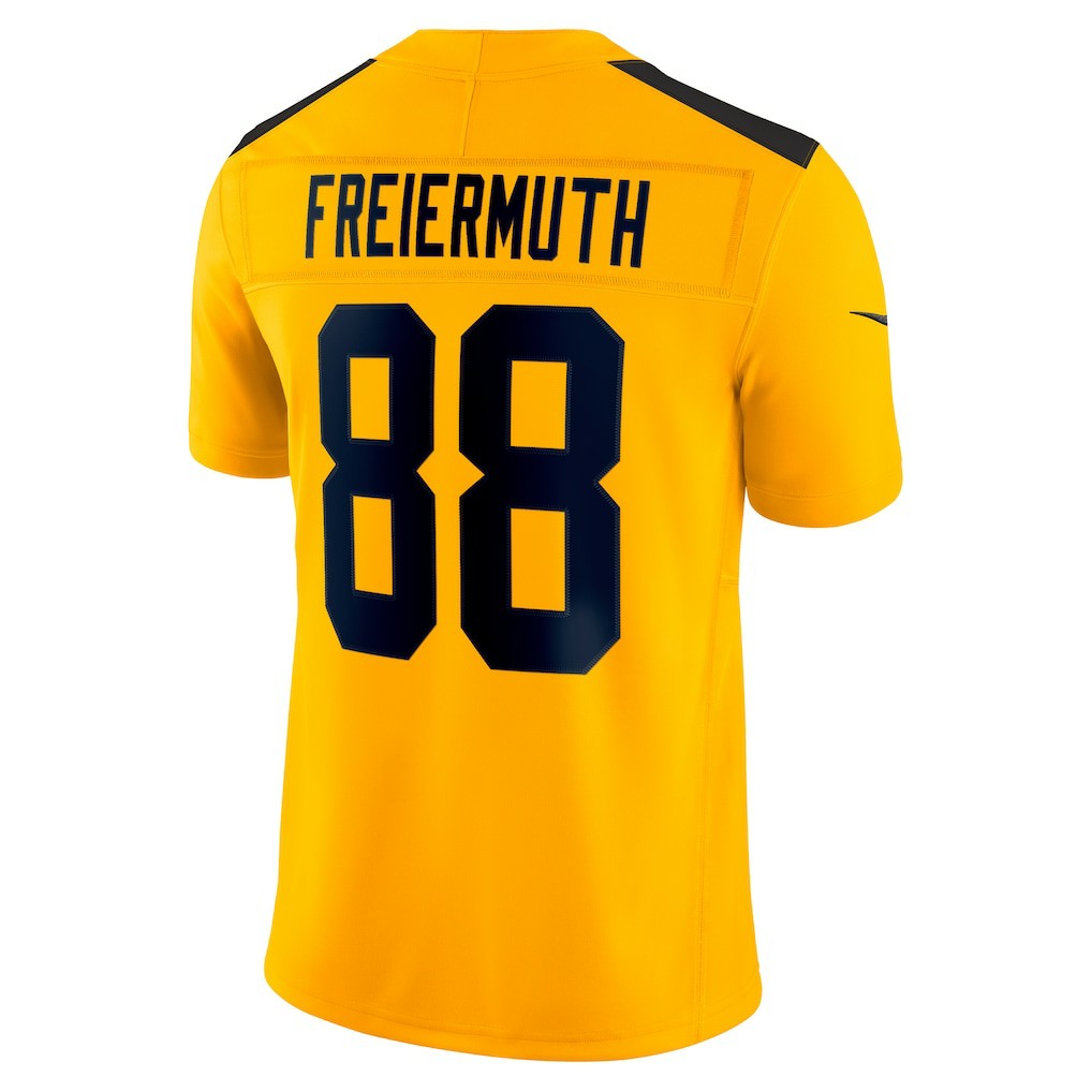 Pat Freiermuth Pittsburgh Steelers Alternate Vapor F.U.S.E. Limited Jersey - Gold Jerseys