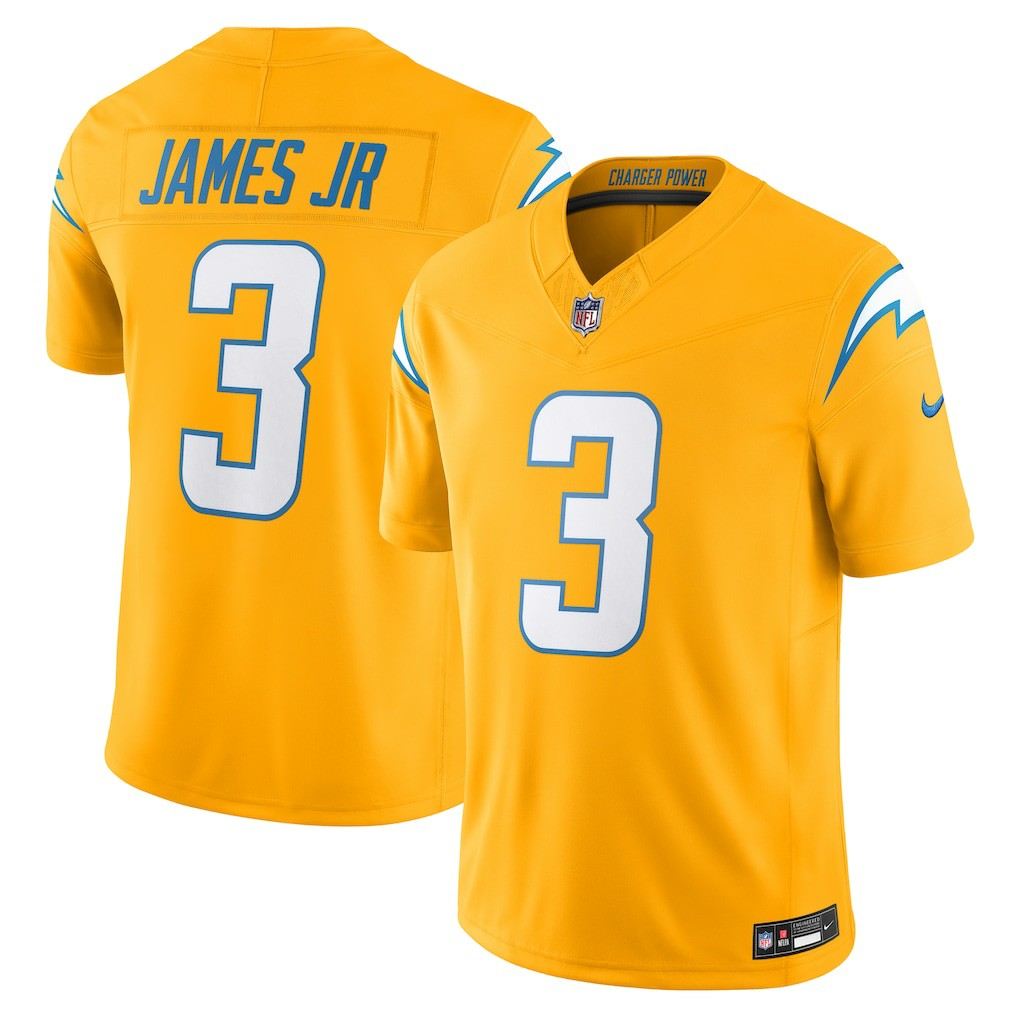 Derwin James Jr. Los Angeles Chargers Alternate Charger Power Vapor F.U.S.E. Limited Jersey - Gold Jerseys