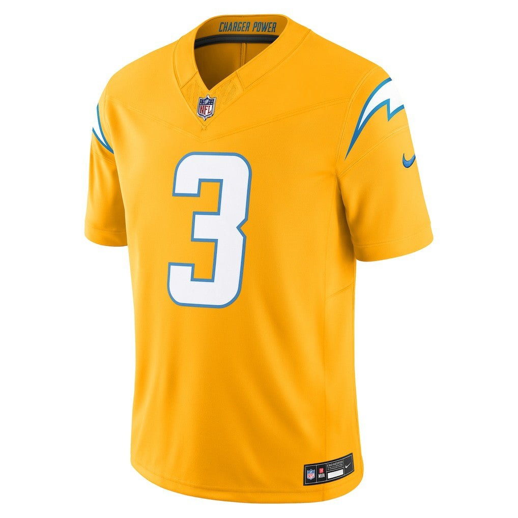 Derwin James Jr. Los Angeles Chargers Alternate Charger Power Vapor F.U.S.E. Limited Jersey - Gold Jerseys