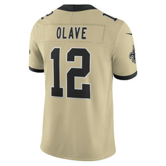 Chris Olave New Orleans Saints Gameday Golds Alternate Vapor F.U.S.E. Limited Jersey - Gold Jerseys