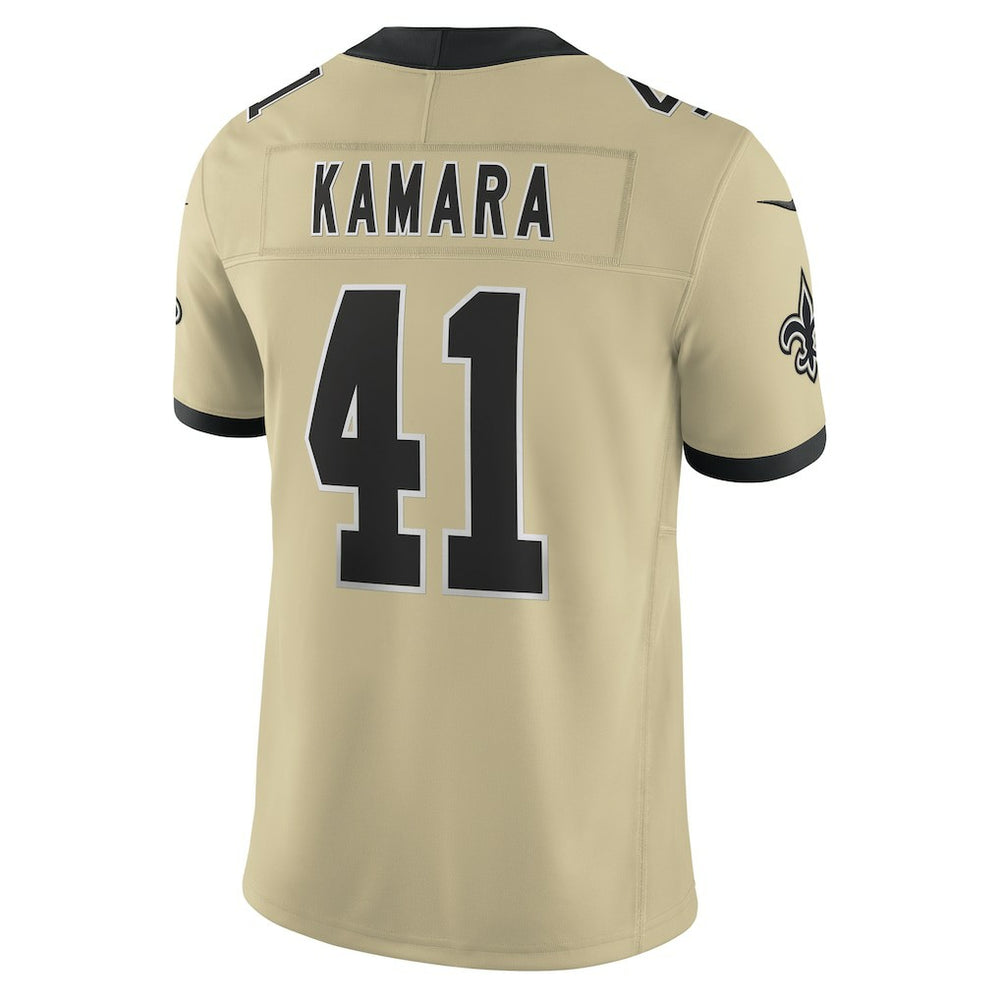 Alvin Kamara New Orleans Saints Gameday Golds Alternate Vapor F.U.S.E. Limited Jersey - Gold Jerseys
