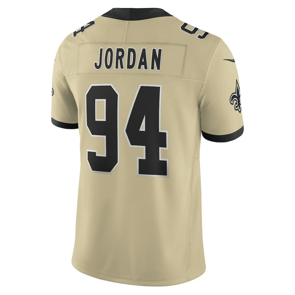 Cameron Jordan New Orleans Saints Gameday Golds Alternate Vapor F.U.S.E. Limited Jersey - Gold Jerseys
