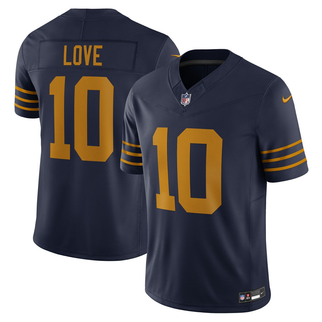 Jordan Love Green Bay Packers The 1923 Classic Vapor F.U.S.E. Limited Jersey - Navy Jerseys