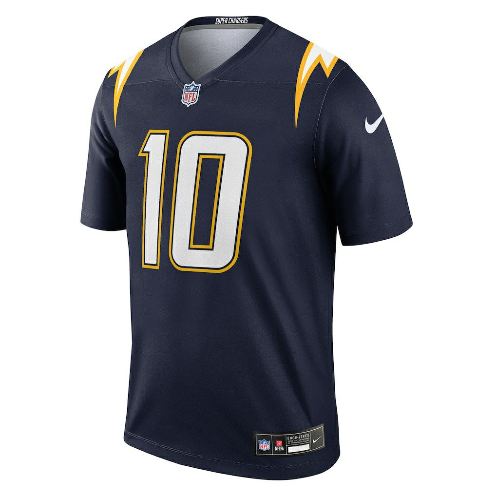 Justin Herbert Los Angeles Chargers Alternate Super Chargers Legend Player Performance Top - Navy Tops