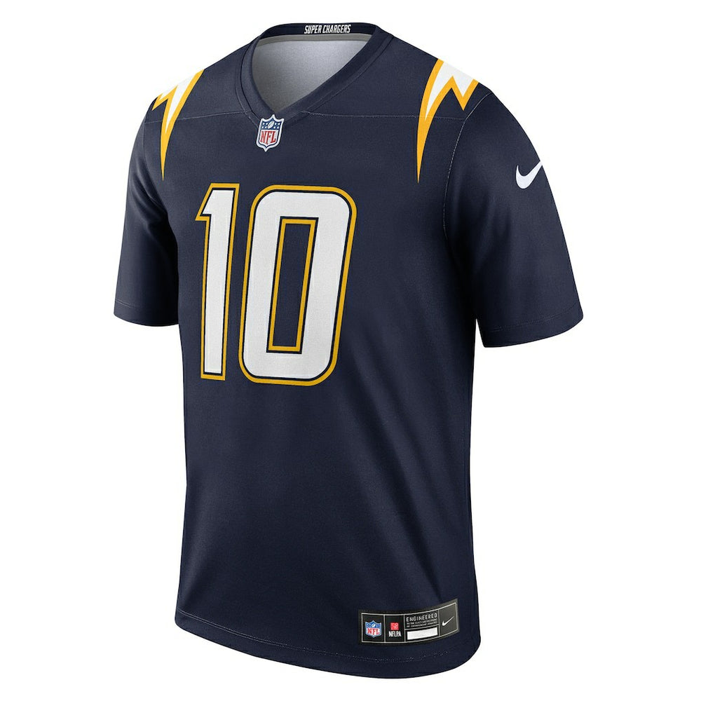 Justin Herbert Los Angeles Chargers Alternate Super Chargers Legend Player Performance Top - Navy Tops