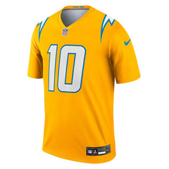 Justin Herbert Los Angeles Chargers Alternate Charger Power Legend Player Performance Top - Gold Tops