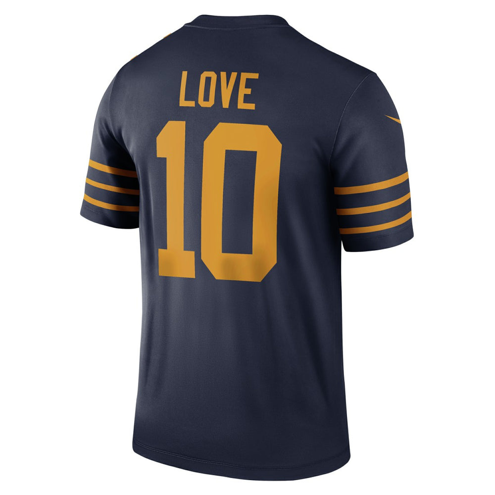 Jordan Love Green Bay Packers The 1923 Classic Legend Player Dri-FIT Top - Navy Tops