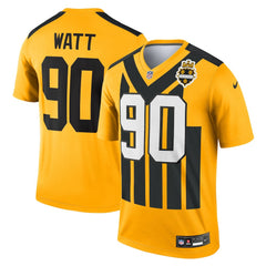 T.J. Watt Pittsburgh Steelers Alternate 1933 Throwback Legend Player Performance Top - Gold Tops