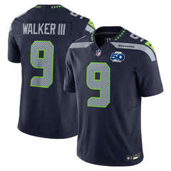 Kenneth Walker III Seattle Seahawks Team 50th Season Vapor F.U.S.E. Limited Jersey - College Navy Jerseys