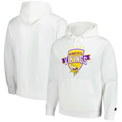 Minnesota Vikings Starter Vintage Pullover Hoodie - White Hoodies