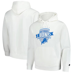 Detroit Lions Starter Vintage Pullover Hoodie - White Hoodies