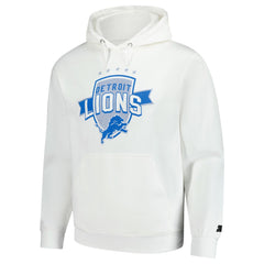 Detroit Lions Starter Vintage Pullover Hoodie - White Hoodies