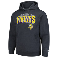 Minnesota Vikings Starter Vintage Pullover Hoodie - Charcoal Hoodies