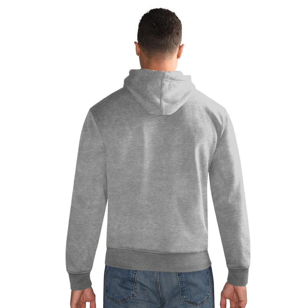 New York Giants Starter Vintage Pullover Hoodie - Heather Gray Hoodies