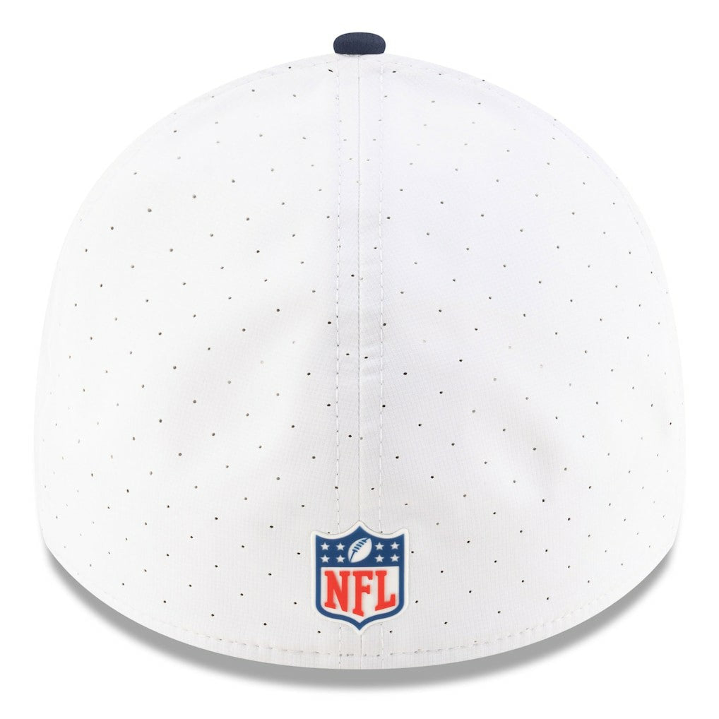 Dallas Cowboys New Era 2025 NFL Training Camp 39THIRTY Flex Hat - White/Navy Hats