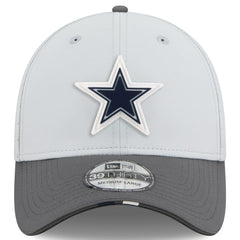 Dallas Cowboys New Era 2025 NFL Training Camp 39THIRTY Flex Hat - Gray/Graphite Hats