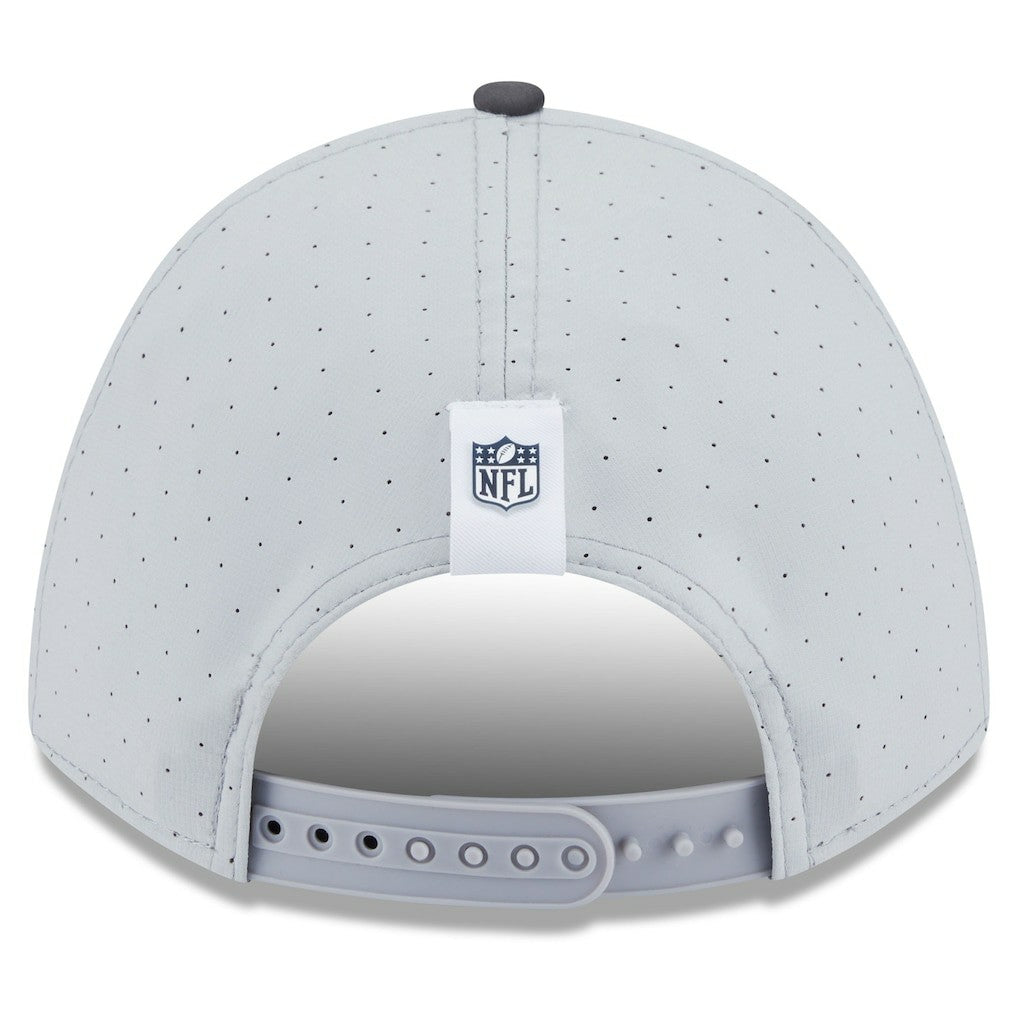 Dallas Cowboys New Era 2025 NFL Training Camp A-Frame 9FORTY Adjustable Hat - Gray/Graphite Hats