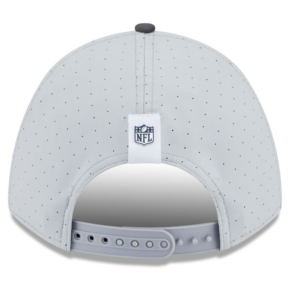 Dallas Cowboys New Era 2025 NFL Training Camp A-Frame 9FORTY Adjustable Hat - Gray/Graphite Hats