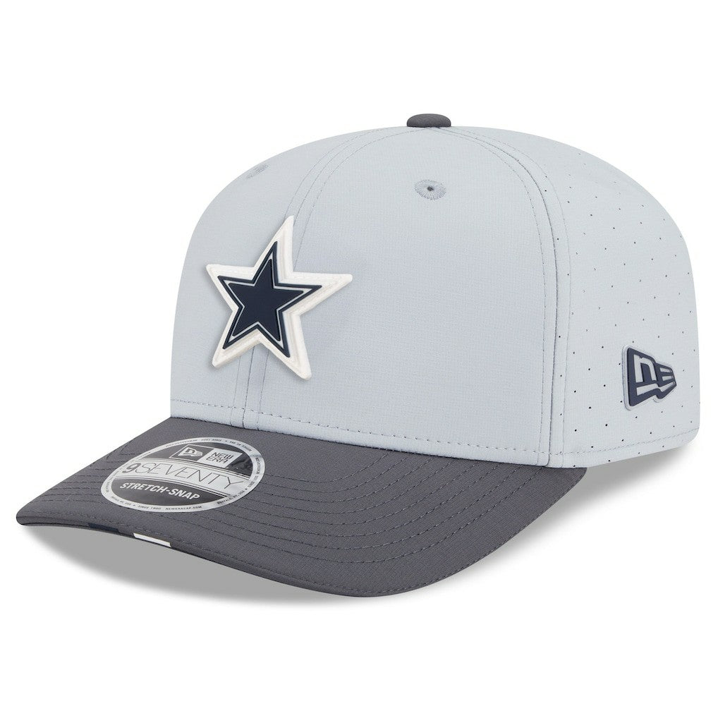 Dallas Cowboys New Era 2025 NFL Training Camp 9SEVENTY Adjustable Hat - Gray/Graphite Hats
