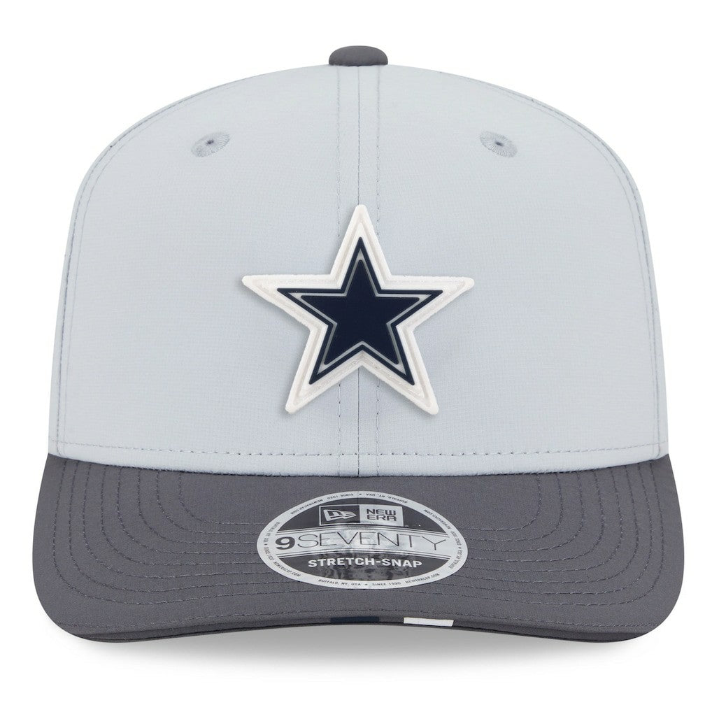 Dallas Cowboys New Era 2025 NFL Training Camp 9SEVENTY Adjustable Hat - Gray/Graphite Hats