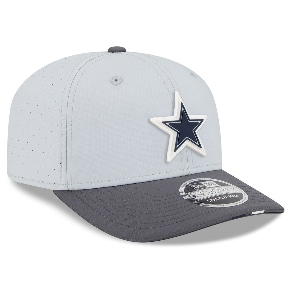 Dallas Cowboys New Era 2025 NFL Training Camp 9SEVENTY Adjustable Hat - Gray/Graphite Hats