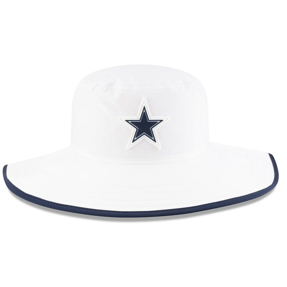 Dallas Cowboys New Era 2025 NFL Training Camp Panama Bucket Hat - White Hats