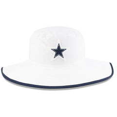 Dallas Cowboys New Era 2025 NFL Training Camp Panama Bucket Hat - White Hats