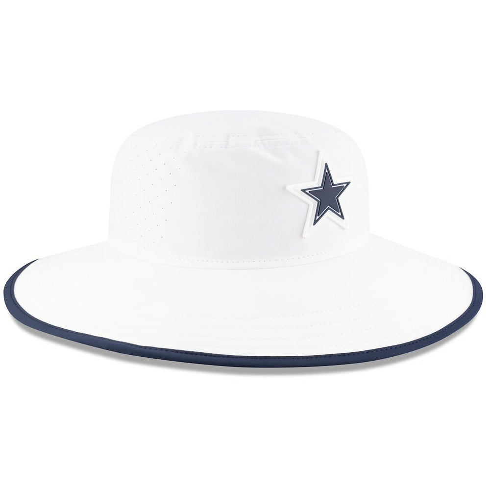 Dallas Cowboys New Era 2025 NFL Training Camp Panama Bucket Hat - White Hats