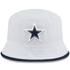 Dallas Cowboys New Era 2025 NFL Training Camp Stretch Bucket Hat - White Hats