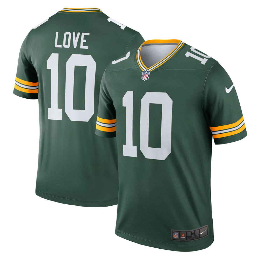 Jordan Love Green Bay Packers Legend Player Performance Top - Green Tops