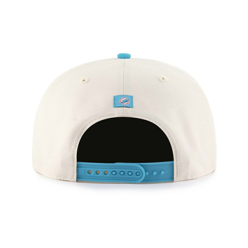 Miami Dolphins '47 Payson Captain Adjustable Hat - Natural Hats