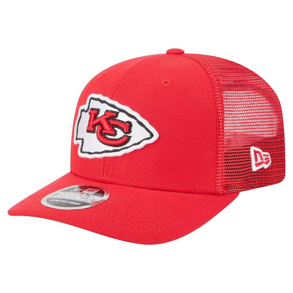 Kansas City Chiefs New Era Team Collection 9SEVENTY Stretch-Snap Adjustable Hat - Red Hats
